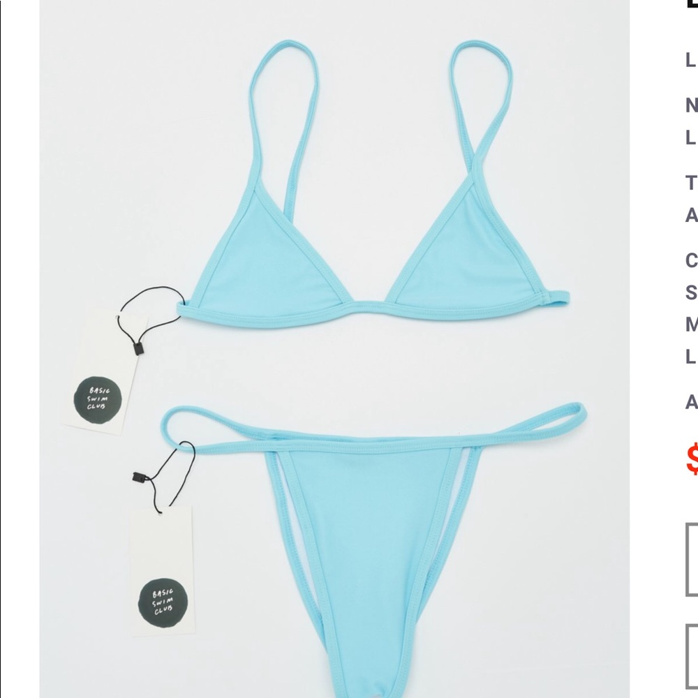 Basic swim bikini NWT